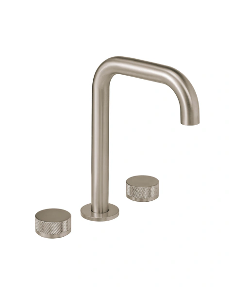 Griferia Lavatorio doble comando Fabric Niquel Peirano 60-100NI