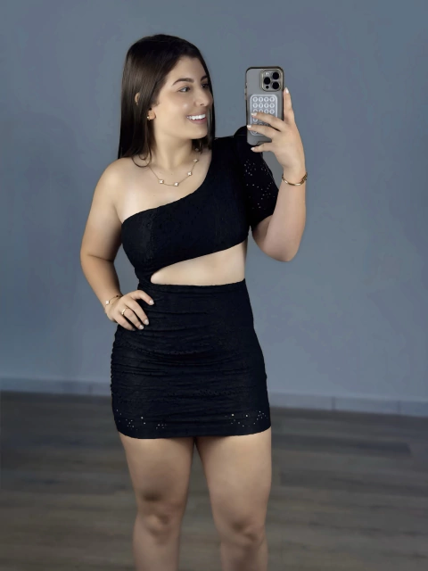 Vestido manga única - comprar online