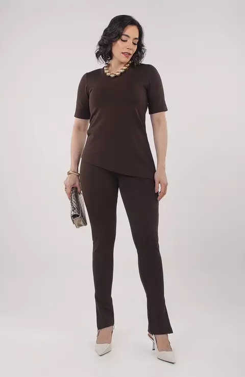 Conjunto Malha Sfilata - Marrom - comprar online