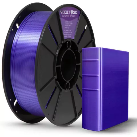 Filamento Voolt3d Pla Premium V-silk 1kg 1,75mm Cor Lilás - comprar online
