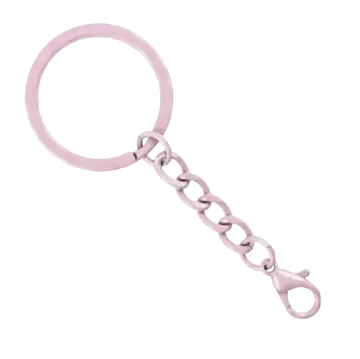 it 50 Chaveiro Gancho Argola Simples Rosa Claro - Multfila