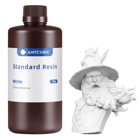 Resina 3d Anycubic Standard 1kg Cor Branca SPTWH-106H - comprar online