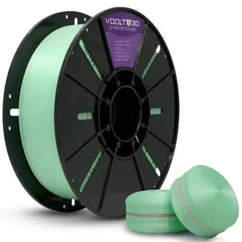 Filamento Voolt3d Pla Velvet 1kg 1,75mm Cor Verde Macaron - comprar online