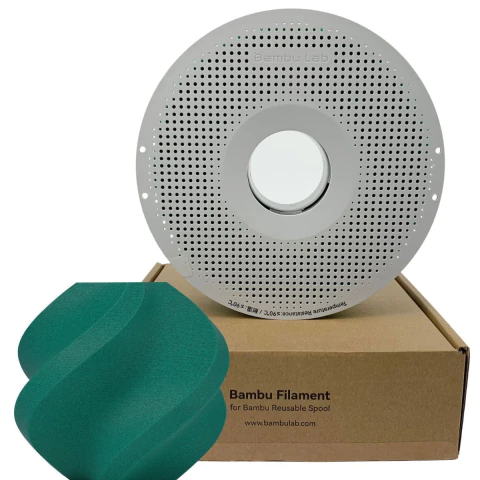 Filamento 3d Bambu Lab PETG CF Com Carretel 1kg 1,75mm Malachite Green - comprar online