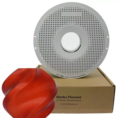Filamento 3d Bambu Lab Pla Sparkle 1kg Cor Vermelho Carmesim - comprar online
