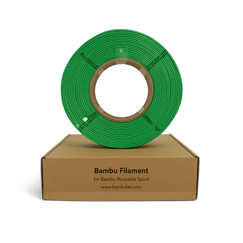 Filamento Refil 3d Bambu Lab PLA Sem Carretel Cor Verde Visco - comprar online