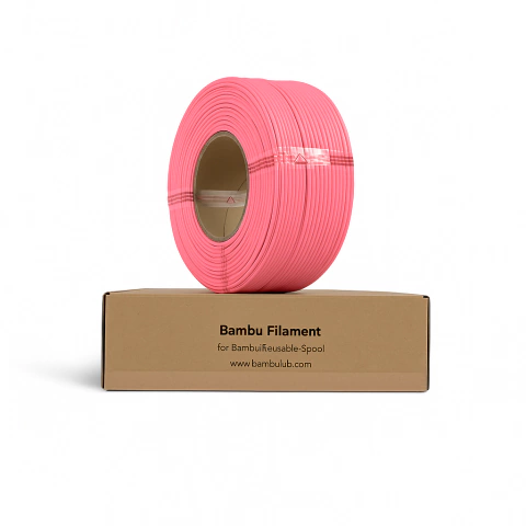 Filamento Refil 3d Bambu Lab PLA Sem Carretel Cor Rosa 10203 - comprar online