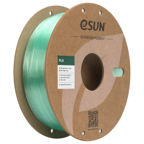 PLA Clear Aqua Translúcido 1kg Esun