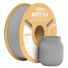 PLA Matte Cinza 1kg Elegoo