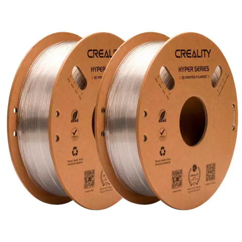 Kit 2kg Filamento Hyper Petg Creality 1,75mm Transparente - comprar online