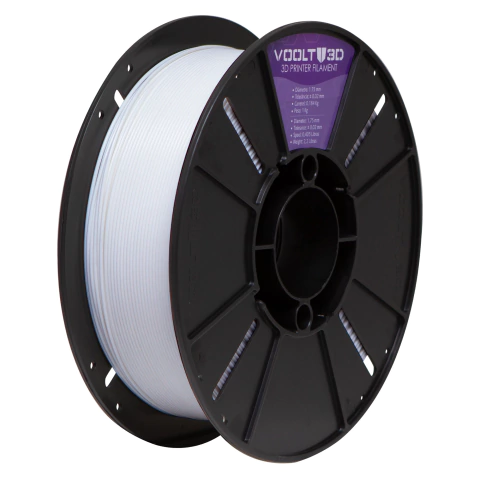 Filamento Voolt3d ABS Premium 1kg 1,75mm Branco Dental