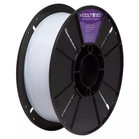 Filamento Voolt3d PETG Premium 1kg 1,75mm Cor Branco Dental - comprar online