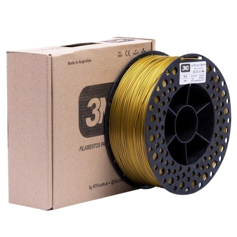 Filamento PLA 3N3 Ouro 1.75mm 1KG - comprar online