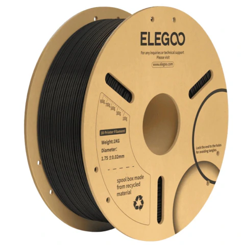 PLA+ Preto 1kg Elegoo
