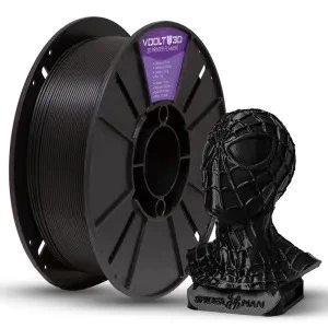 Filamento Voolt3d Pla Premium 1kg 1,75mm Cor Preto - comprar online