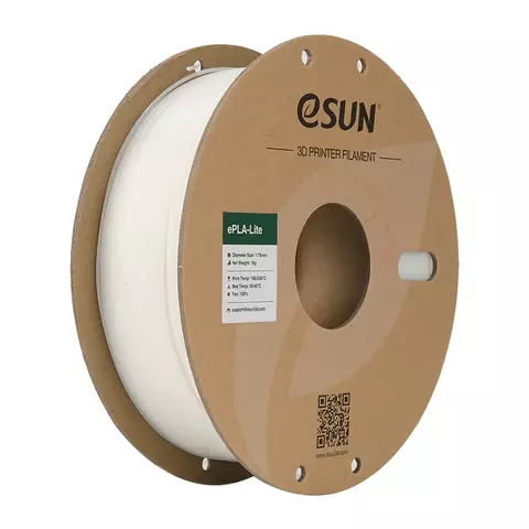 Filamento Para Impressora 3d PLA Lite Esun 1kg 1.75mm Cor Branco Frio - comprar online