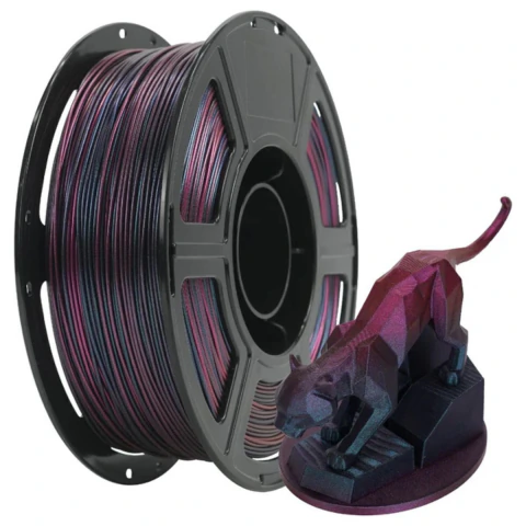 HS PLA Multicolor Burnt Titanium & Abyssal Red 1kg Flashforge