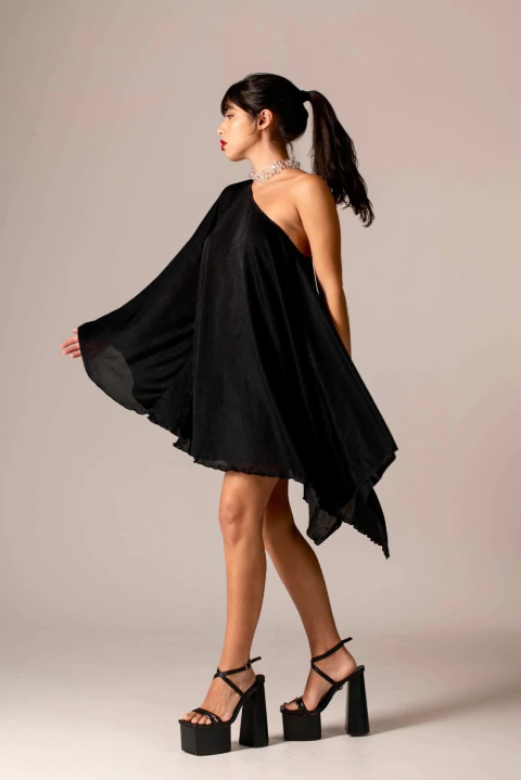 Vestido lurex black - comprar online