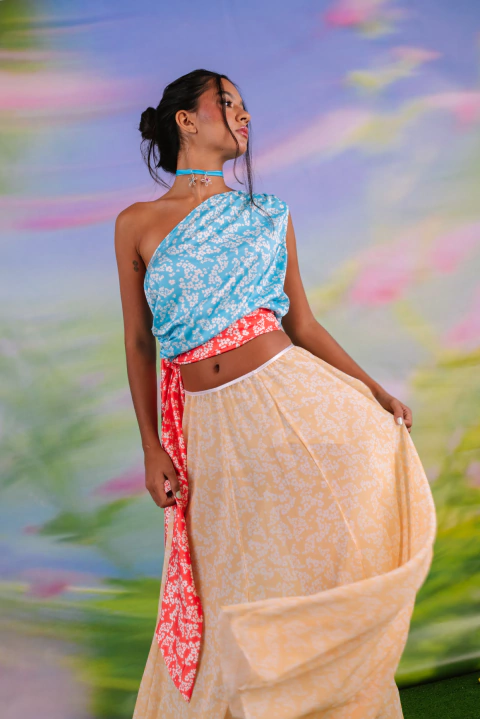 BLUSA NÓ SEDA BLOOM - comprar online