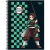 Caderno Espiral Universitário 1 Matéria Demon Slayer 80 Folhas