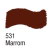 Tinta Acrílica Brilhante Marrom 37ml Acrilex 531 - comprar online