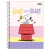 Caderno Espiral Universitário 10 Matérias Snoopy 160 folhas - loja online