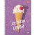 Caderno Universitário 1 Matéria Vibe Ice Cream Lover Tilibra – 80 Folhas - comprar online