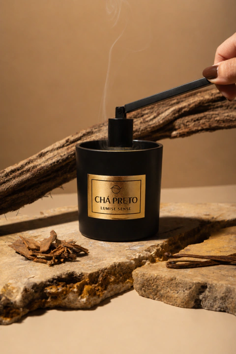 Vela Perfumada Chá Preto 190g