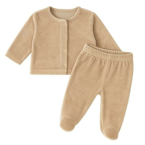 Conjunto plush beige - comprar online