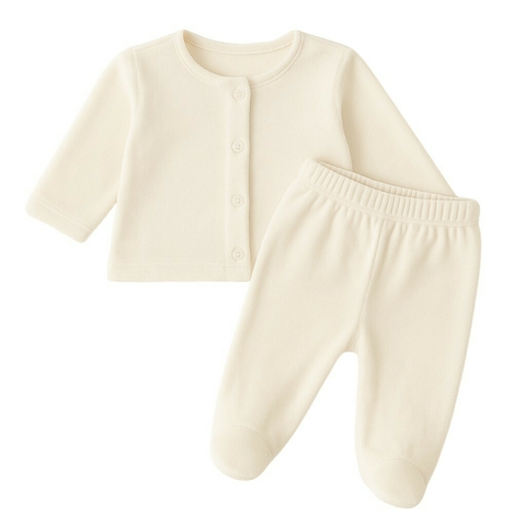 Conjunto plush crema - comprar online