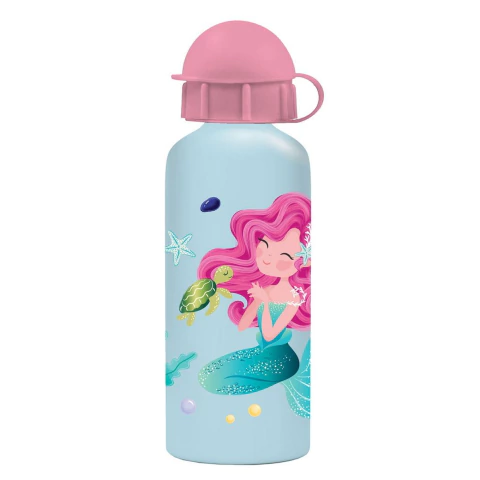 Cantimplora Botella Aluminio 500ml Escolar Infantil Niñas - comprar online