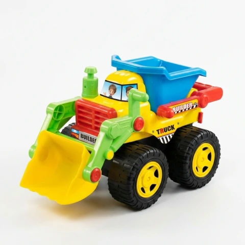 Camión Excavadora De Construcción Grande Juguete Infantil Plástico Resistente