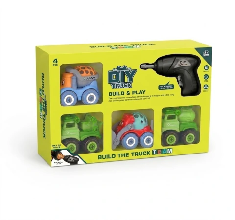 Juego De Construcción Infantil DIY Con Herramientas Y Piezas +3 Años