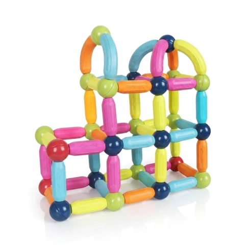 Set De Palitos Magnéticos Construcción Didáctico 3 Años+