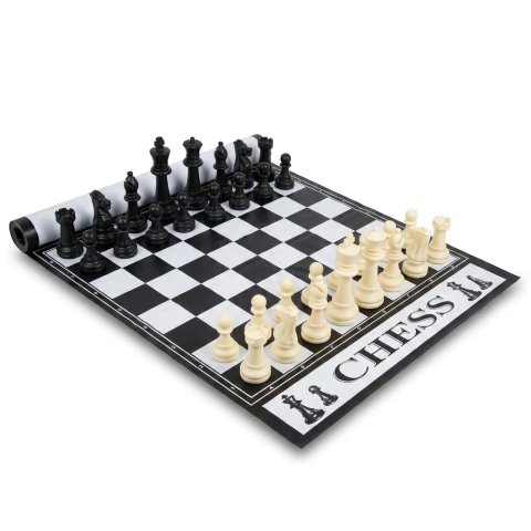 Ajedrez Gigante Juego de Mesa Familiar Tapete 130x93cm