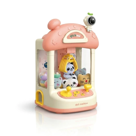 Máquina Atrapa Peluches Garra Con Luz Y Sonido 3+