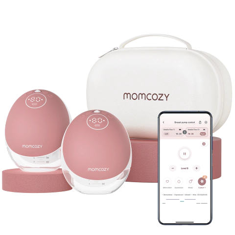 Sacaleches Eléctrico Manos Libres Momcozy Mobile Flow M9 Portátil