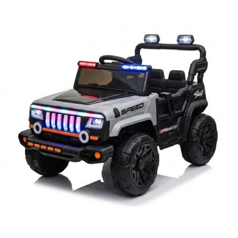 Camioneta UTV Eléctrica Infantil 6V Con Control Remoto Luces Y Música