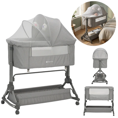 Cuna Colecho Serena Mega Baby Balanceo Altura Regulable