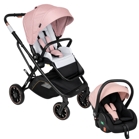 Cochecito De Bebè Mega Baby Milo 3 En 1 Travel System Convertible