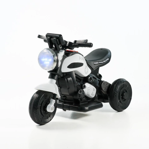 moto deportiva bateria 3 ruedas infantil 6v con musica y luz