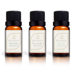 Kit 3 Óleos Essenciais – Lavanda, Alecrim e Menta | 10ml cada - comprar online