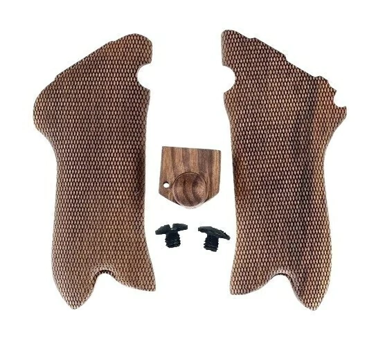 Kit Luger P08 Empunhadura/Ponteira/Parafusos Oxidados