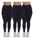 Kit 3 Calças Legging Feminina Academia Fitness Tendência na internet