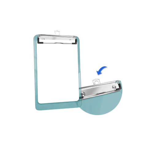 Mini Prancheta Acrimet 155 Verde - 12x18,5cm com Bloco de 50 Folhas