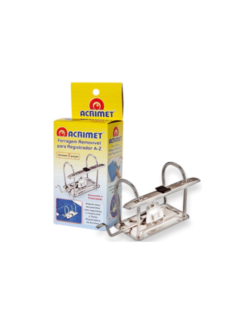 Ferragem para registrador az largo 612.0 cx com 2 unidades