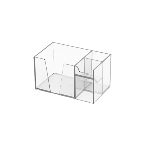 Organizador de mesa sem papel Acrimet 978 cristal - comprar online