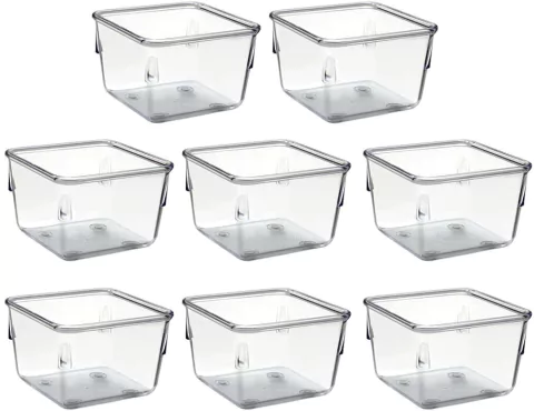 8 Organizadores Modulares Transparentes Acrimet Ref. 970