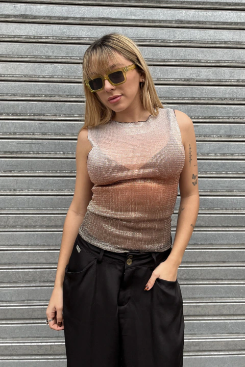 Top Lurex Print - ITEM TIME