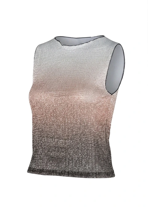 Top Lurex Print